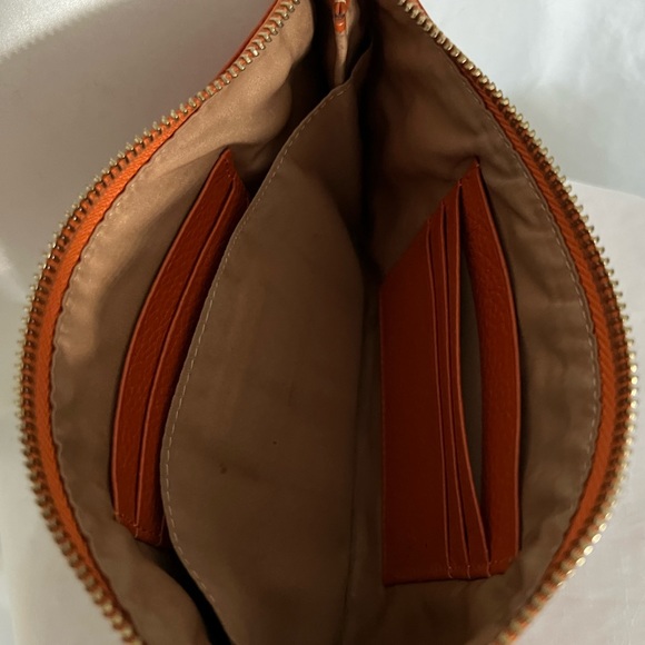 Rowallan Of Scotland Orange Leather Pouch - Picture 3 of 8